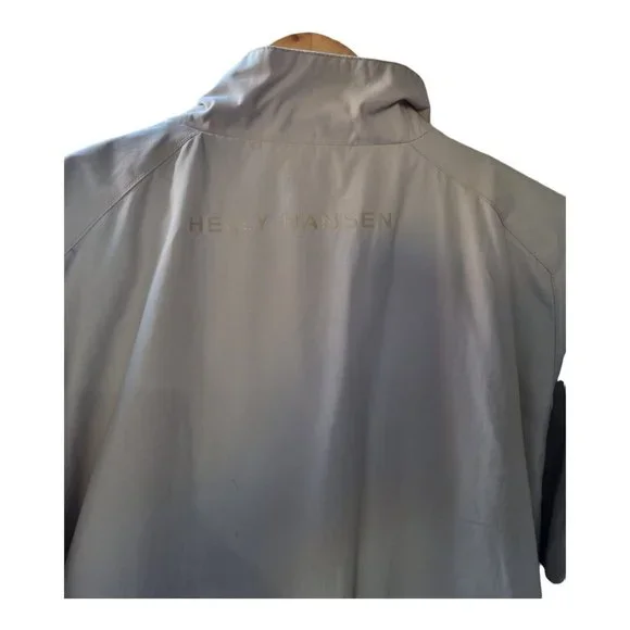 Helly Hansen Men's Size Large Beige Soft Shell Fleece Lined Full Zip Jacket - Picture 8 of 8